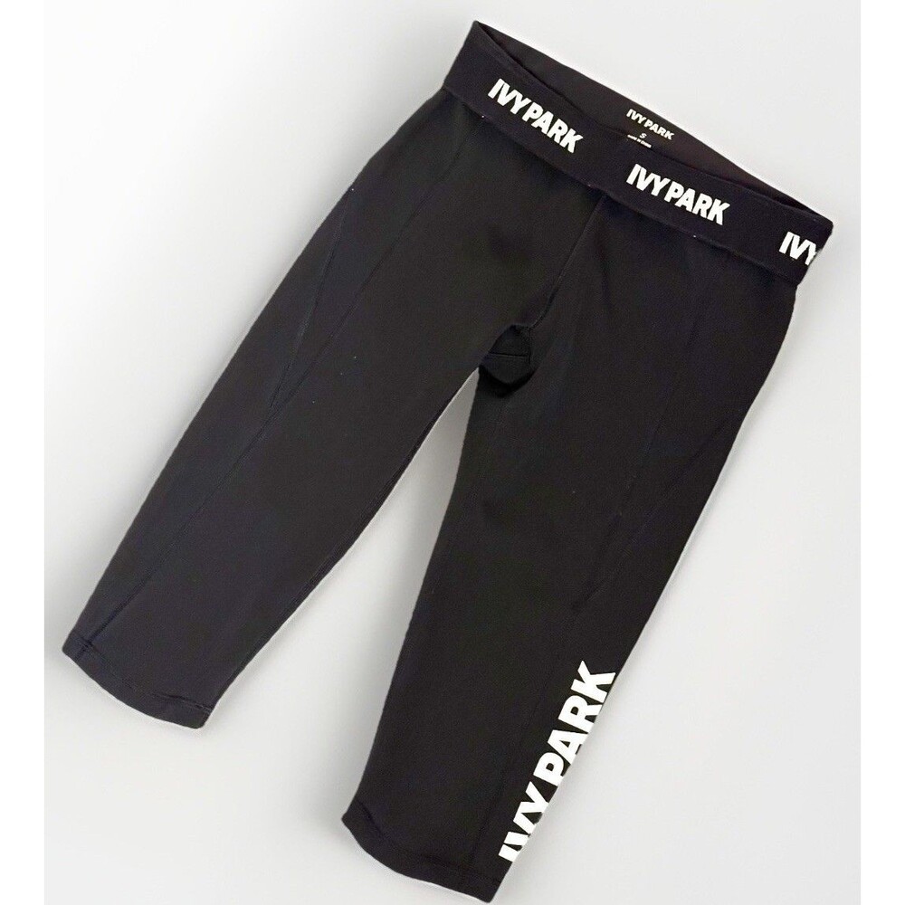 IVY PARK Leggings/Capri/Shorts *Women S* Black Back Pocket Gym Yoga Workout READ